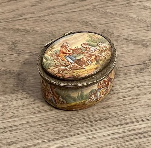 Austrian Vienna Enamel Snuff Box