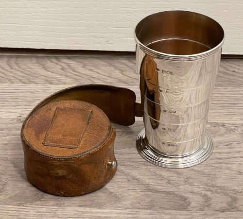 Quality Victorian Silver Collapsible Picnic Beaker by Thornhill London