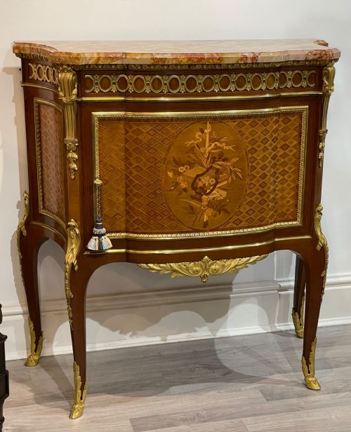 French Kingwood and Ormolu Cabinet by Francoise Linke
