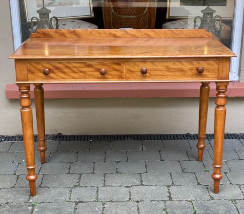 VICTORIAN SATIN BIRCH SIDE TABLE BY HEAL SONS - ADDITIONAL PHOTO 2
