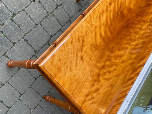 VICTORIAN SATIN BIRCH SIDE TABLE BY HEAL SONS - ADDITIONAL PHOTO 3