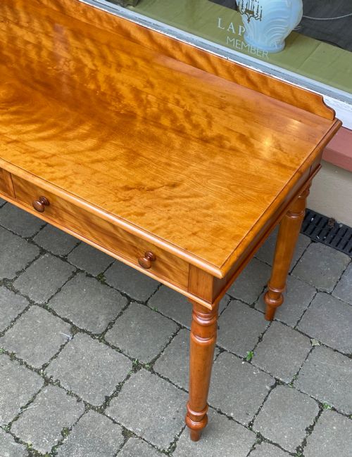 VICTORIAN SATIN BIRCH SIDE TABLE BY HEAL SONS - ADDITIONAL PHOTO 4