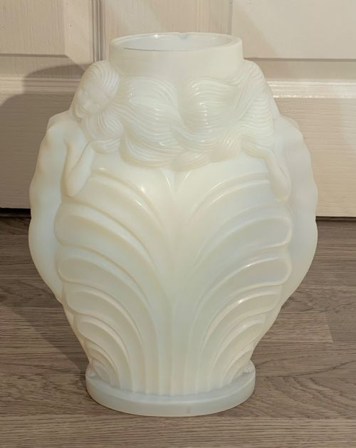 Rare Art Deco Vase by Edmond Etling
