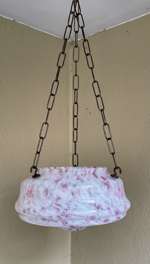 ART DECO HANGING CEILING LIGHT PLAFONNIER WITH LIGHTING KIT - ADDITIONAL PHOTO 1