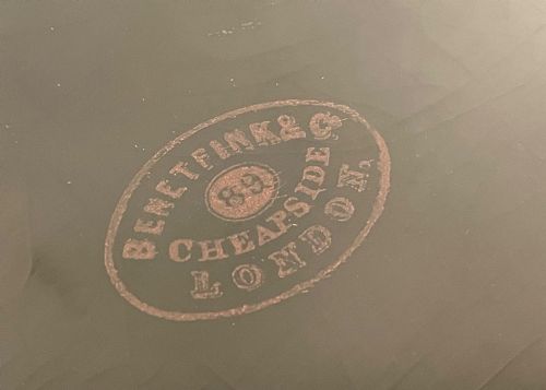 LARGE 19TH CENTURY TOLE TRAY BY BENETFINK CO - ADDITIONAL PHOTO 4