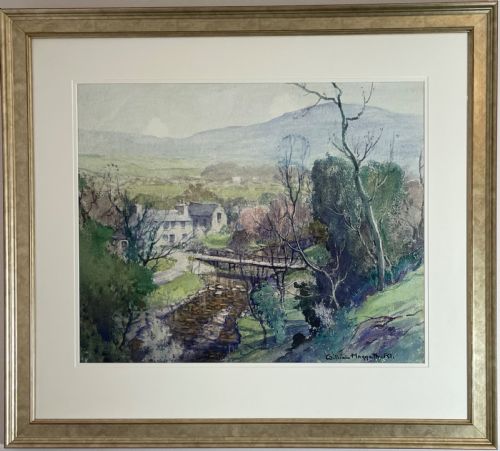 LANDSCAPE WATERCOLOUR BY WILLIAM HOGGATT THE HOPE ST JOHNS