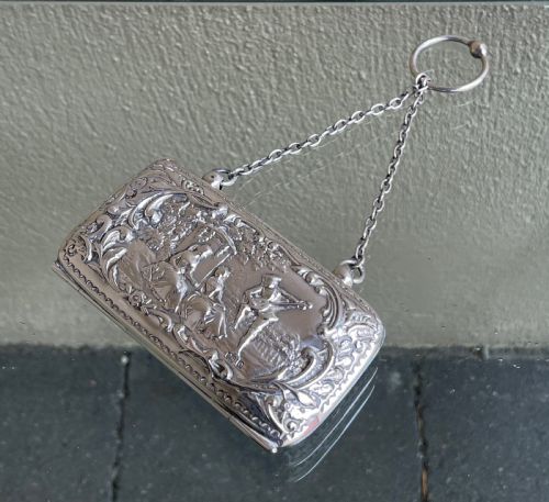 VERY ATTRACTIVE SILVER LADIES PURSE - ADDITIONAL PHOTO 1