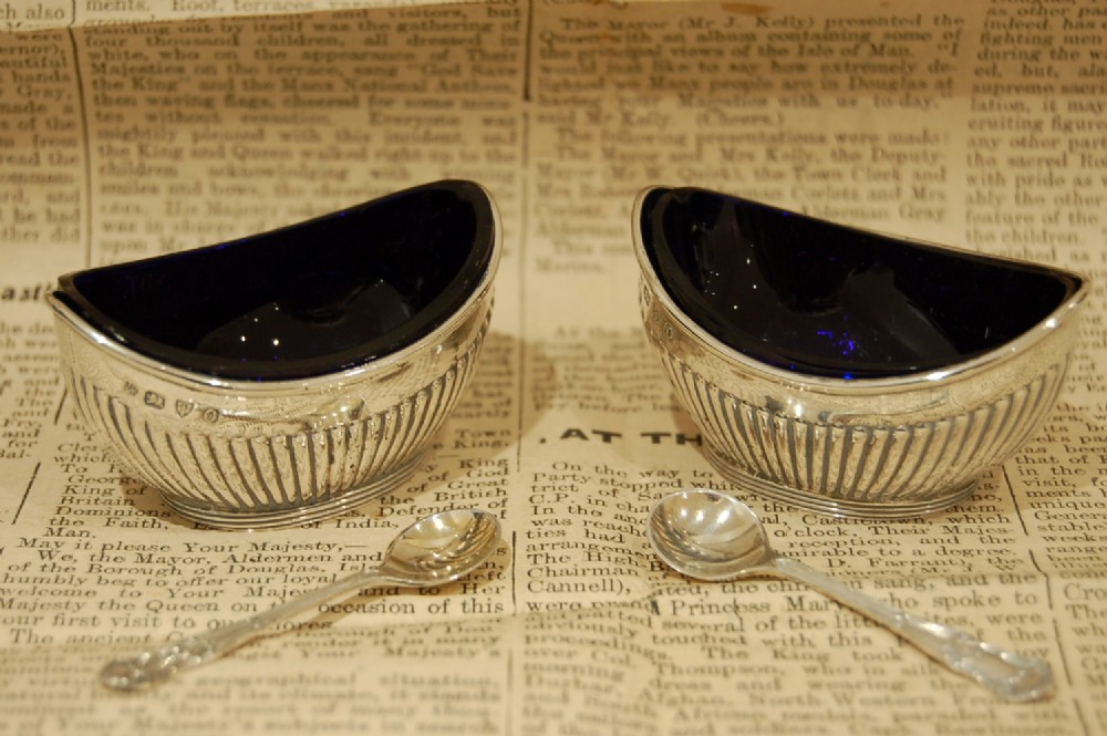 Quality Pair of Victorian Silver Salts