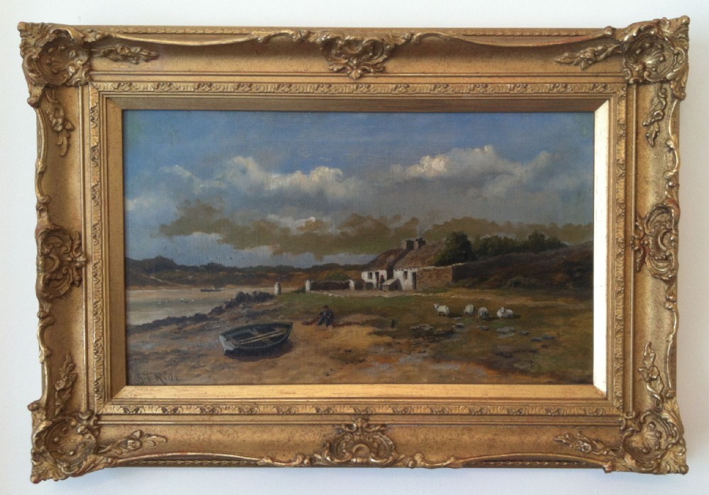 Isle of Man Oil Painting by G. F. Ride