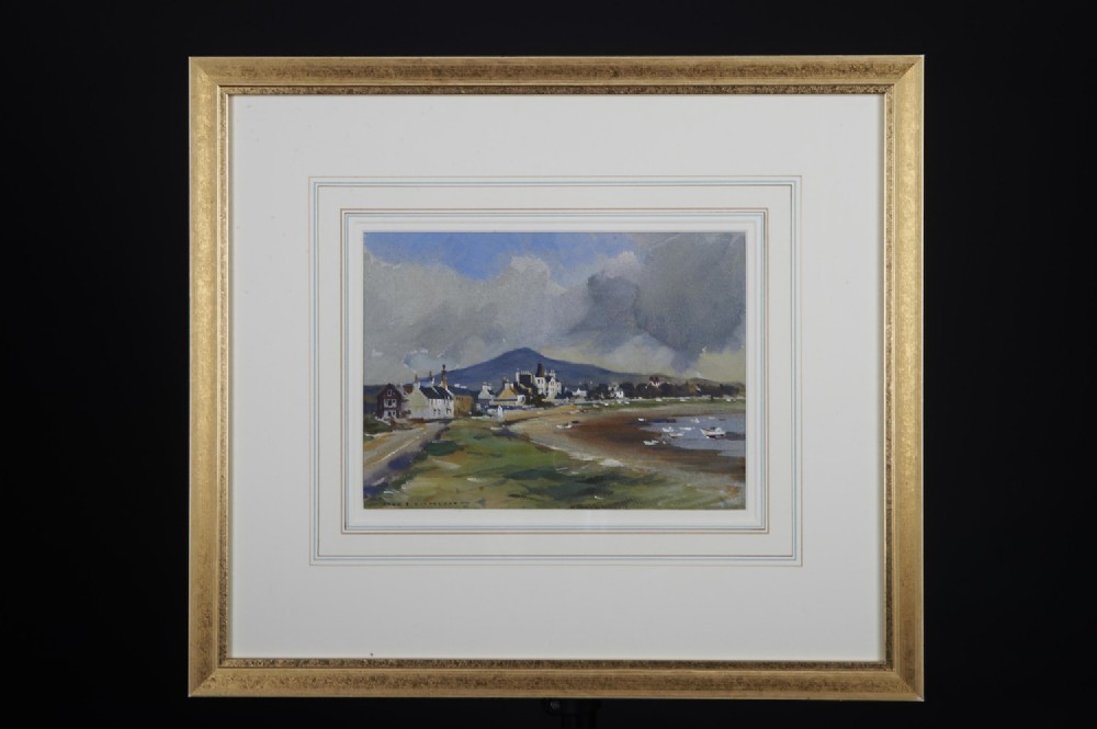John Hobson Nicholson Watercolour - Isle of Man