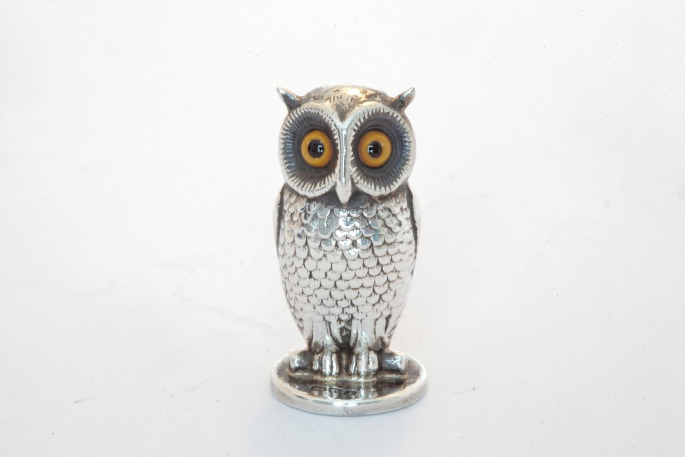 Silver Owl Seal by Sampson Mordan