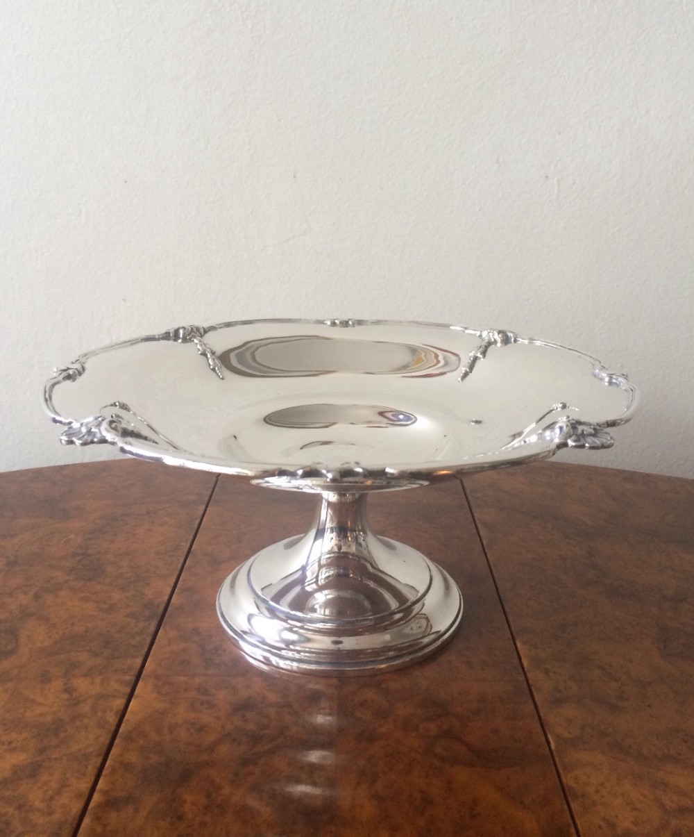 George V Solid Silver Tazza, Hallmarked Birmingham 1924 by F C Richards