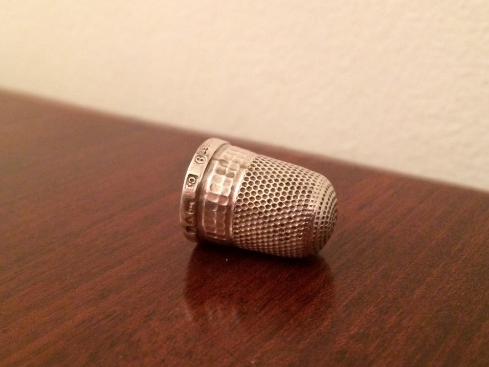 Edwardian Silver Thimble by Charles Horner