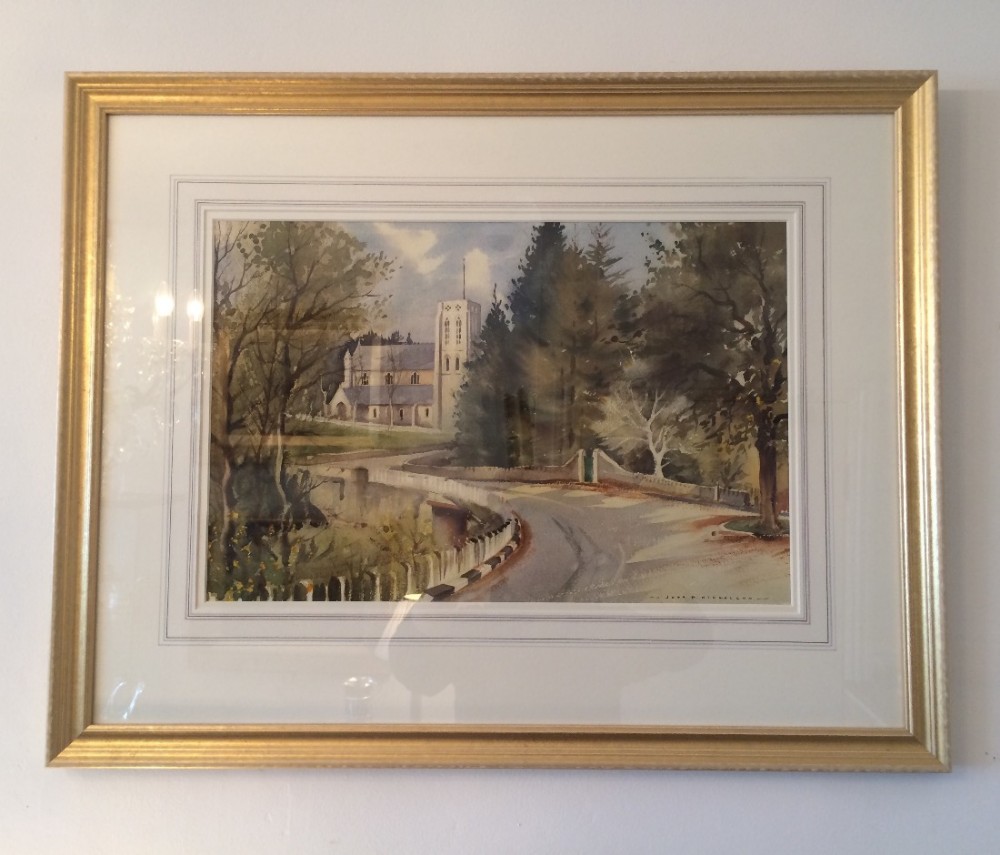 John Hobson Nicholson Watercolour, Isle of Man