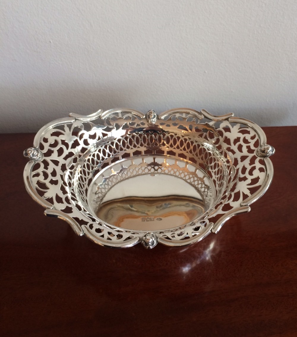 Edwardian Silver Bread Basket, 1910