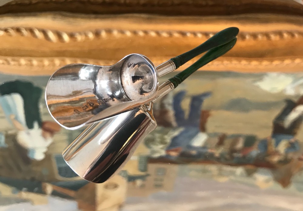 George III Silver Caddy Spoon, hallmarked Birmingham 1807 by William Pugh View II