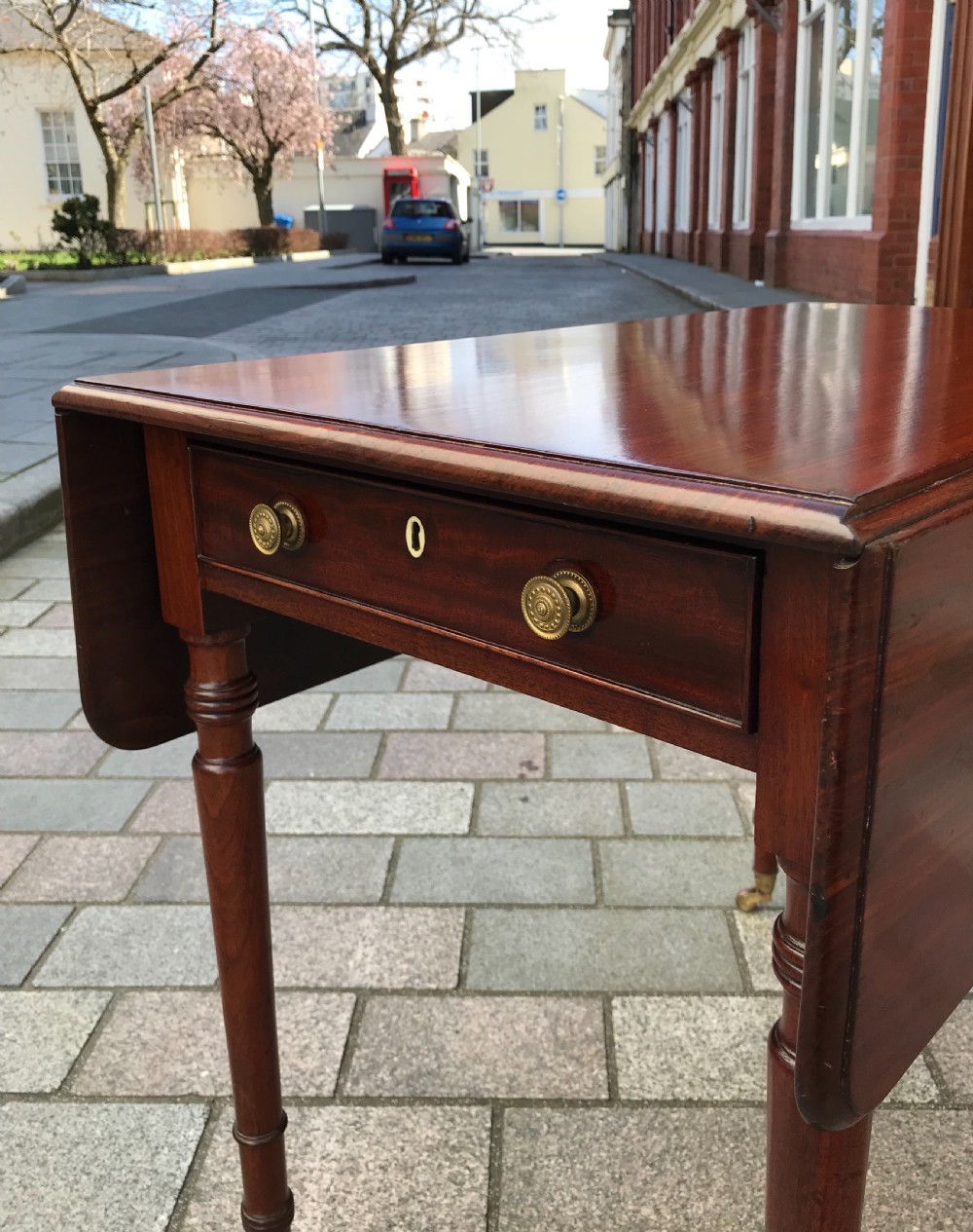 Regency Mahogany Pembroke Table, Circa 1820 View IV