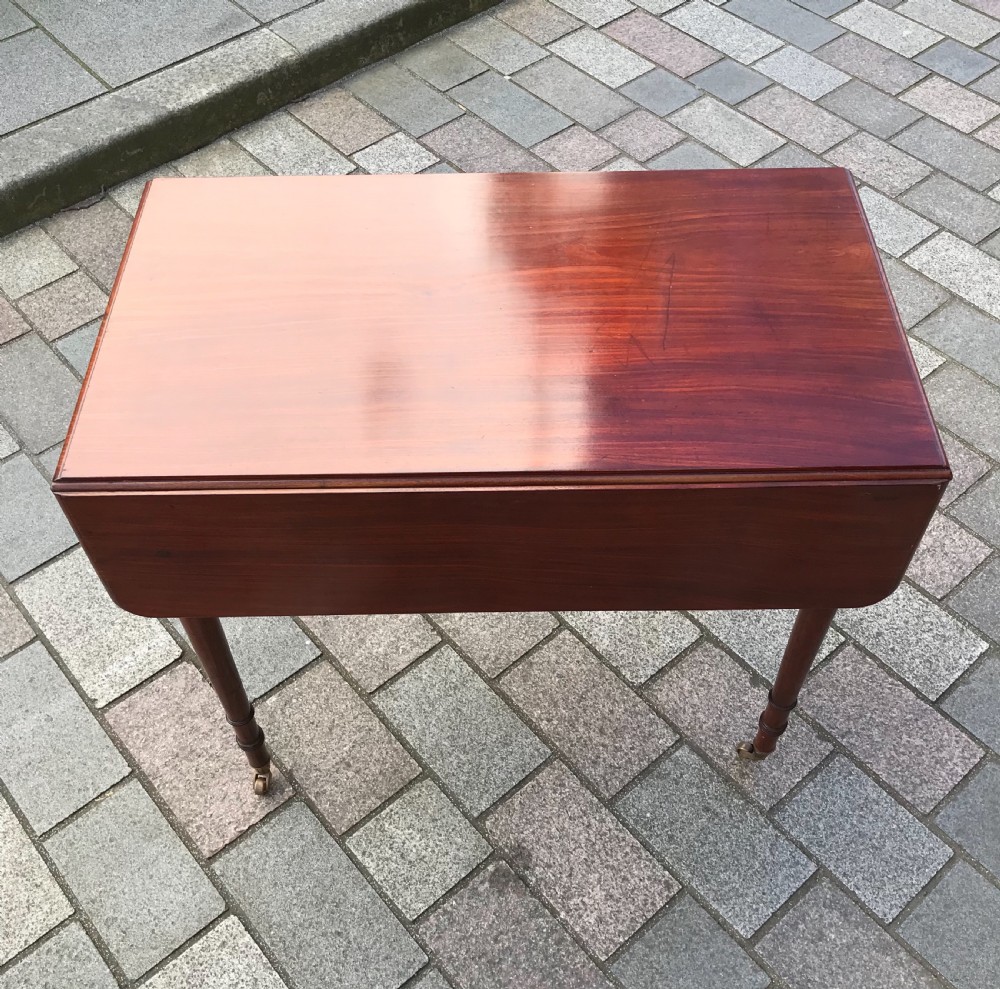Regency Mahogany Pembroke Table, Circa 1820 View VI