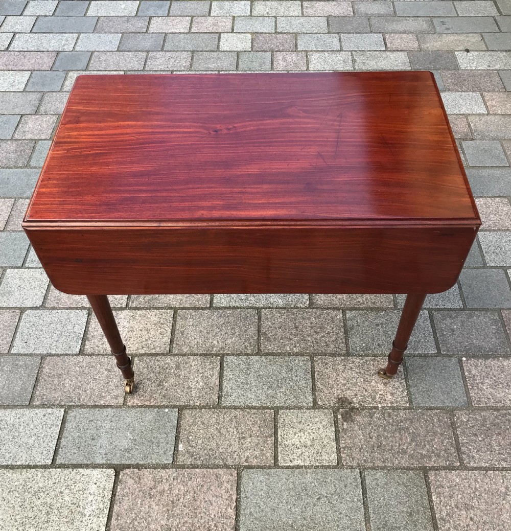 Regency Mahogany Pembroke Table, Circa 1820 View VIII