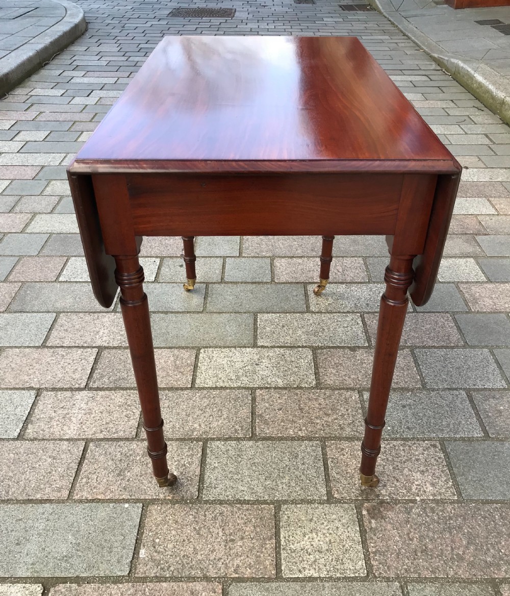 Regency Mahogany Pembroke Table, Circa 1820 View XI