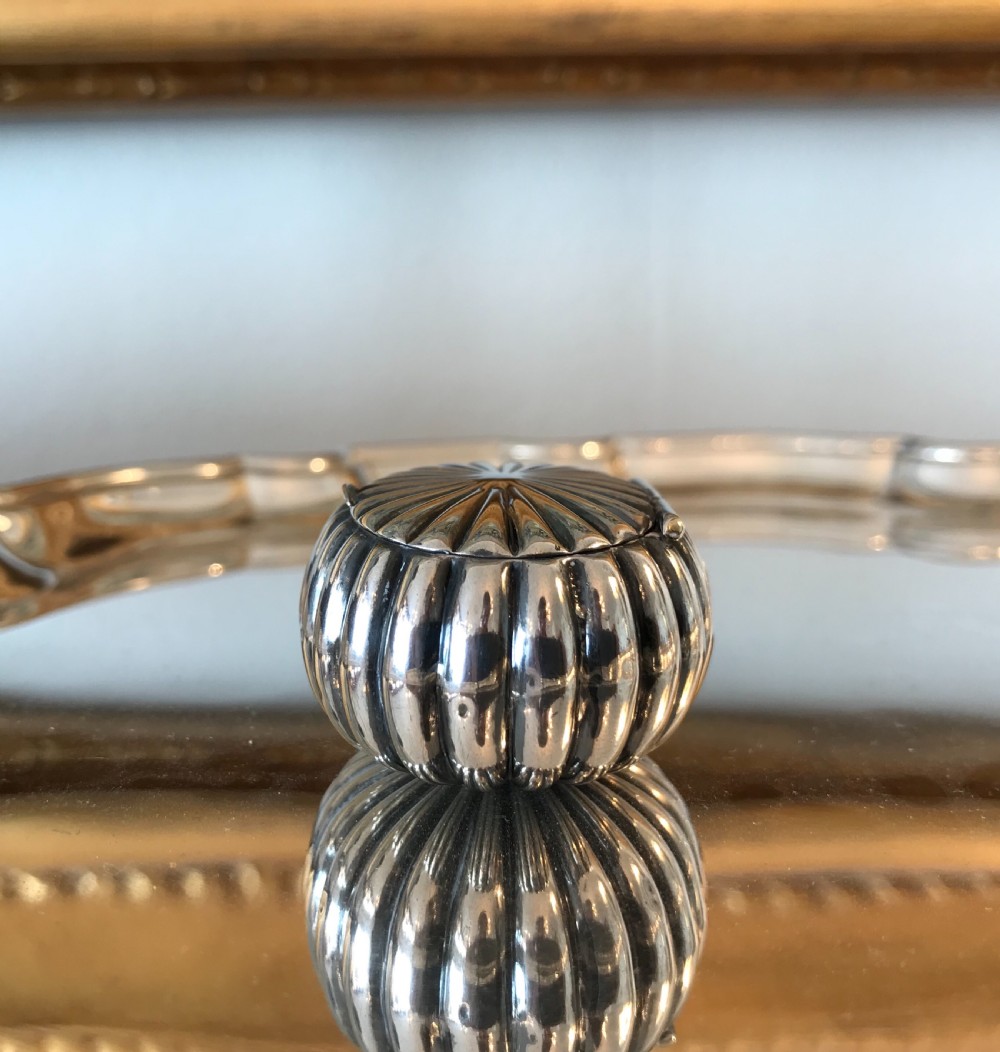 Victorian Silver Snuff Box, hallmarked Birmingham 1891 by Levi & Salaman View III