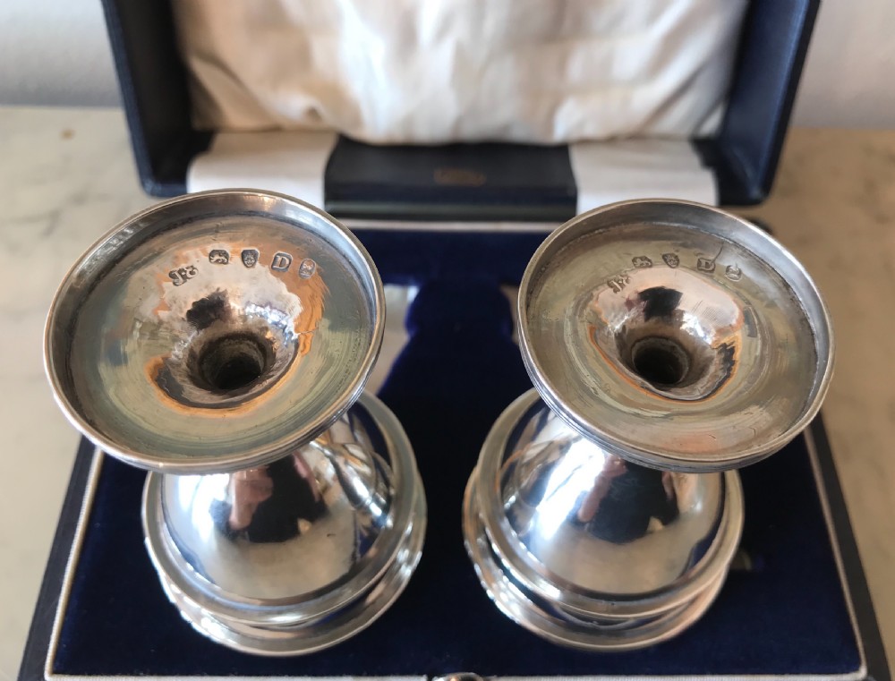 Pair George III silver egg cups, hallmarked London 1799 by John Emes View VIII