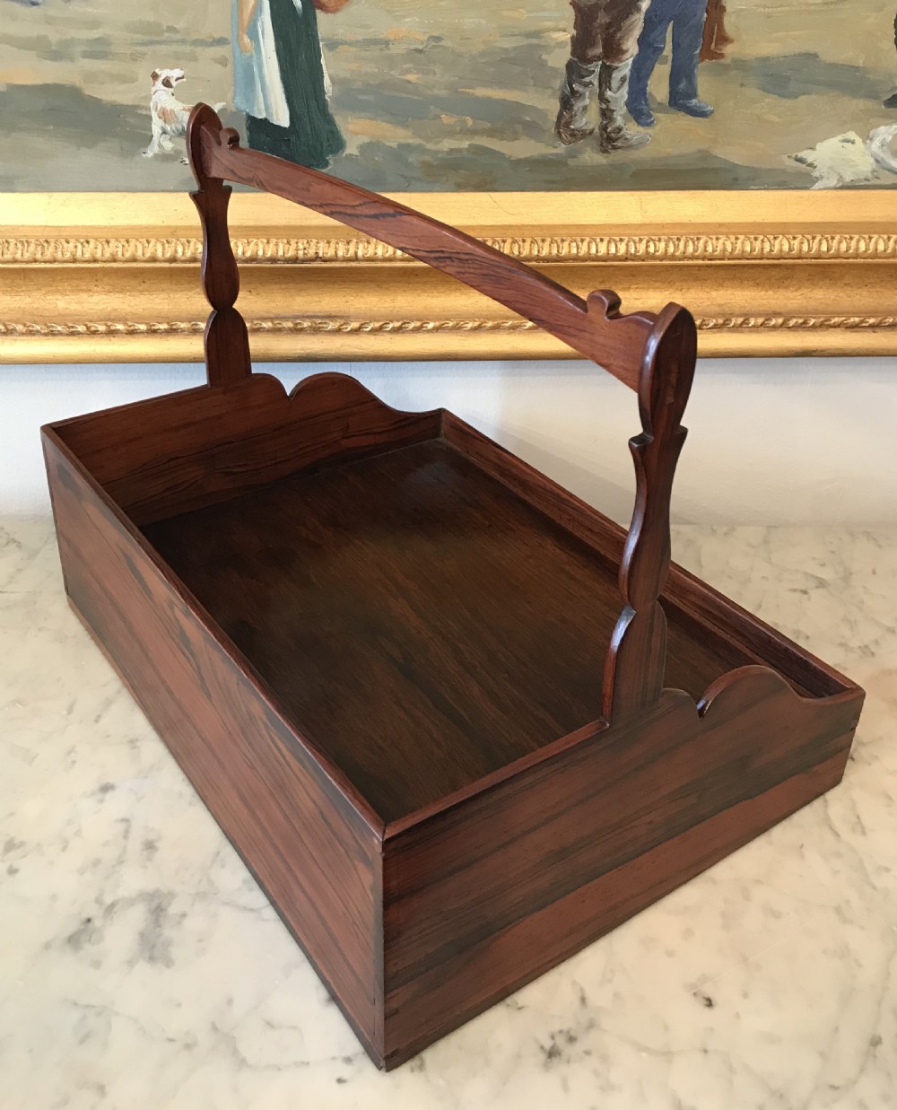 Regency Rosewood Correspondence Tray, Circa 1820 - 1830 View II