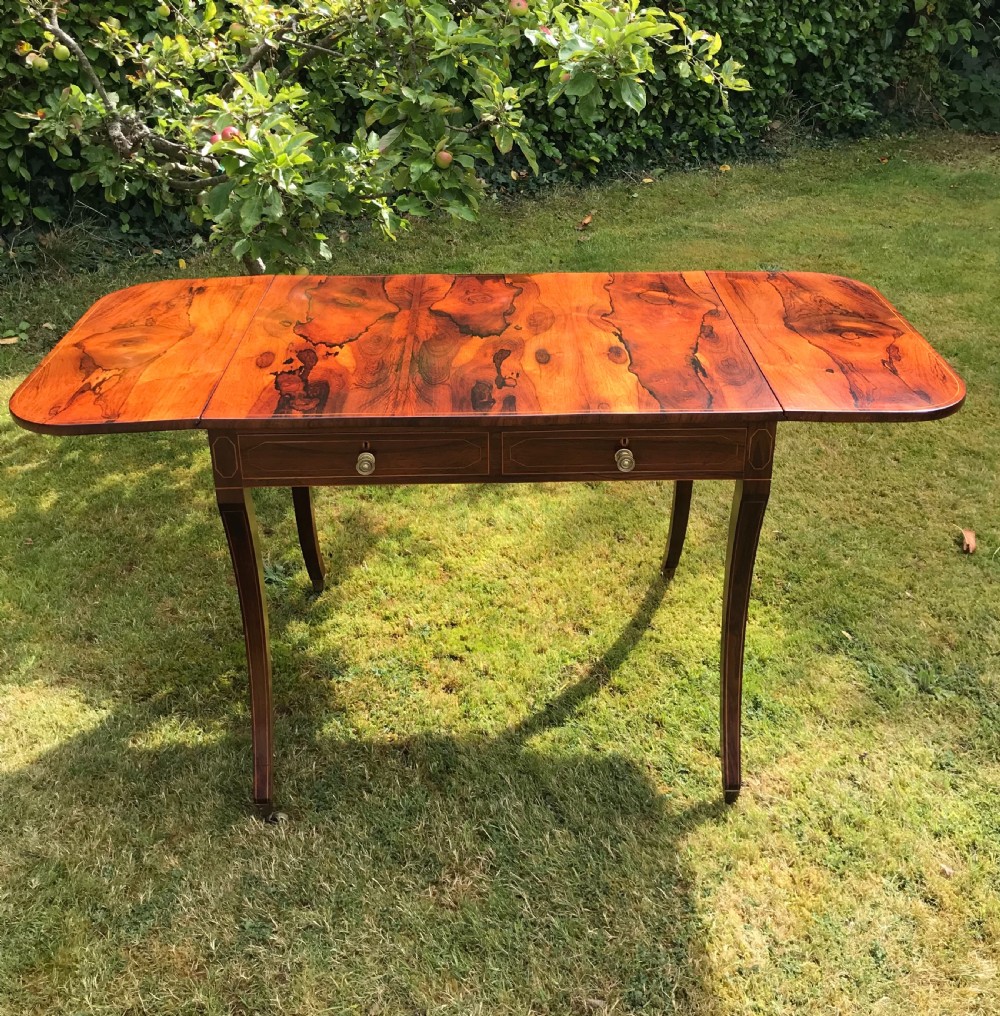 Regency Rosewood Sofa Table View II