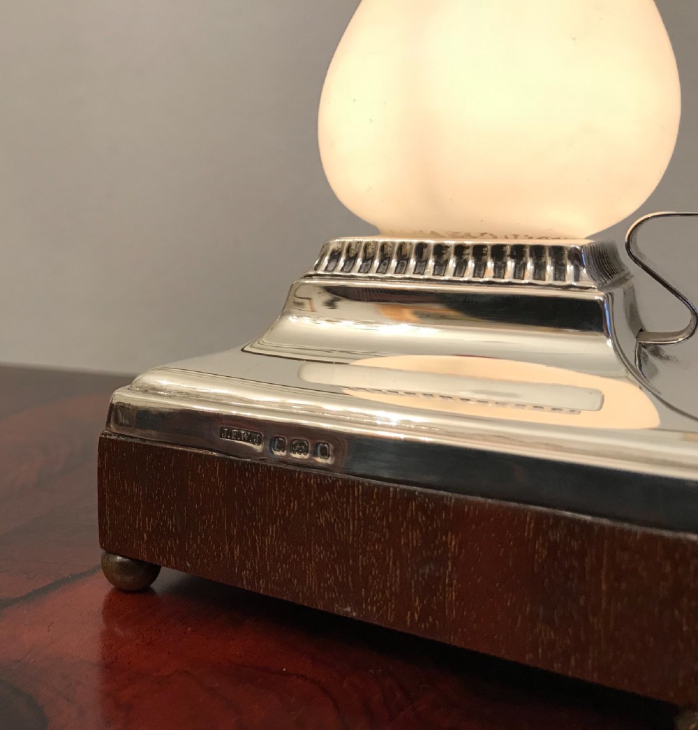 Rare 1930 Silver ‘Go to bed’ lamp  View VII