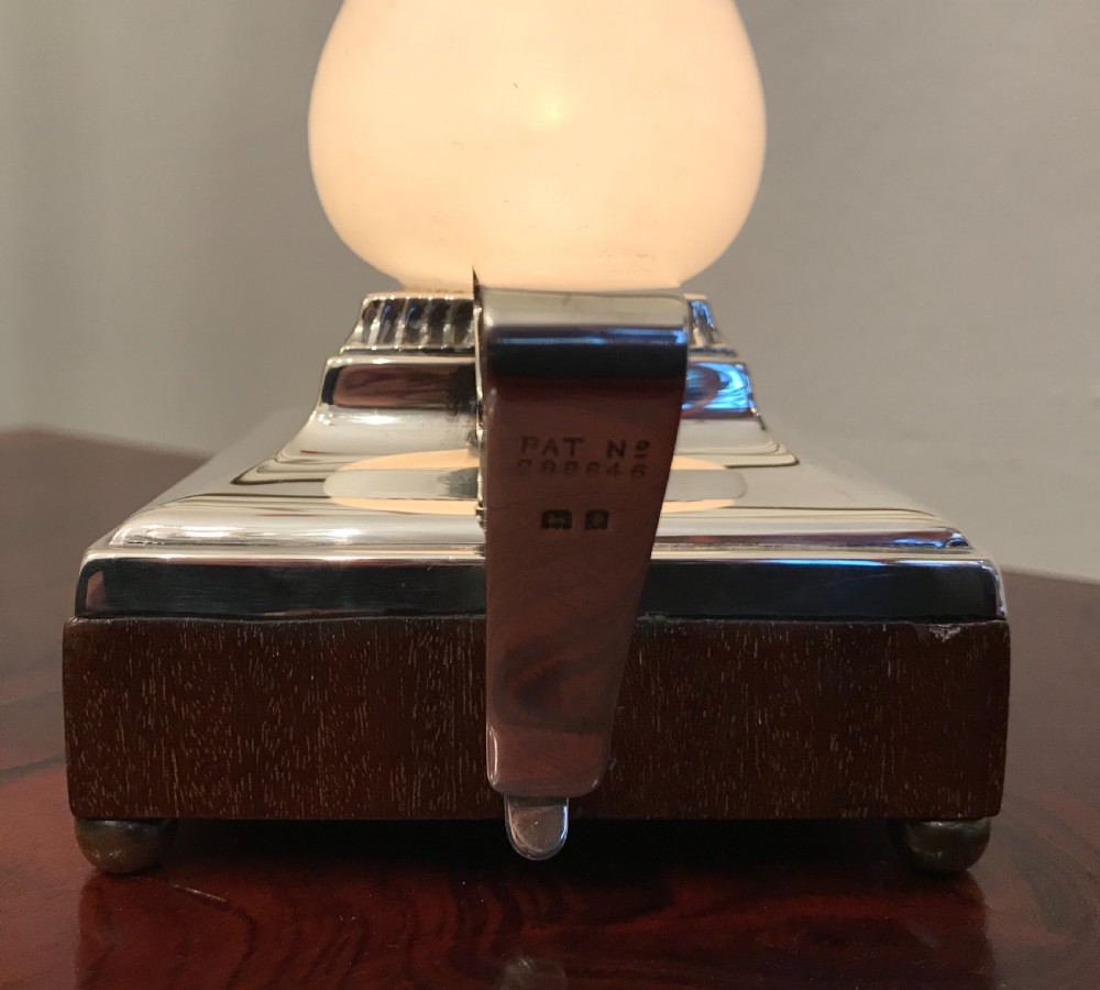 Rare 1930 Silver ‘Go to bed’ lamp  View VIII
