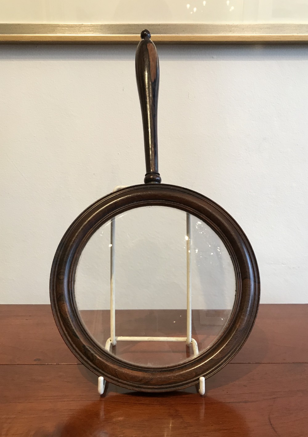 Rare Regency Rosewood Gallery Glass 