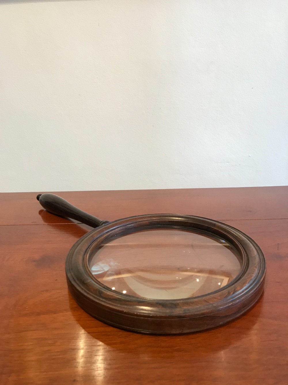 Rare Regency Rosewood Gallery Glass  View II