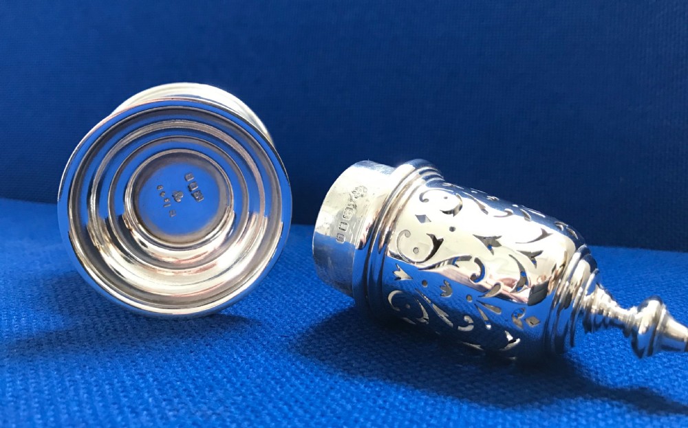 George V Silver Sugar Caster by Comyns View II