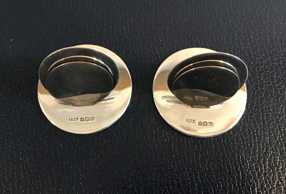 Pair of Silver Menu Holders by Zimmerman View II