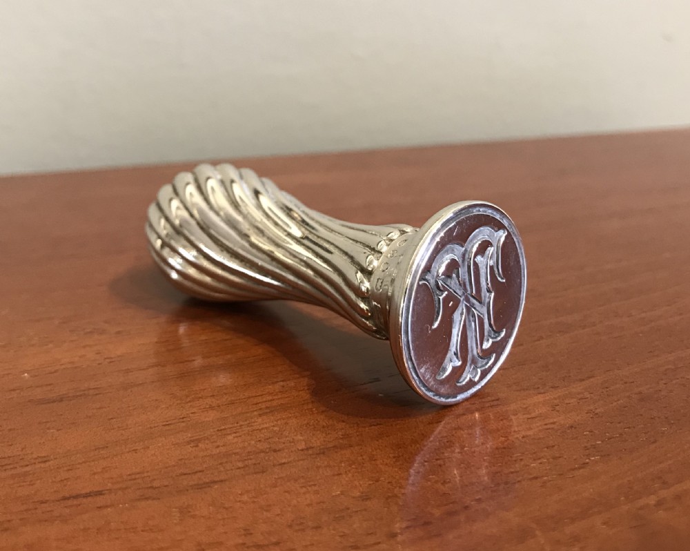 Victorian Silver Wax Seal by Sampson Mordan View IV
