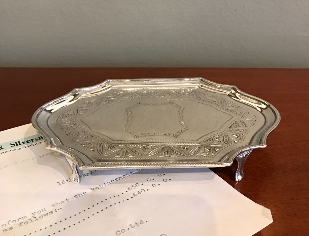 Quality George III Silver Teapot Stand