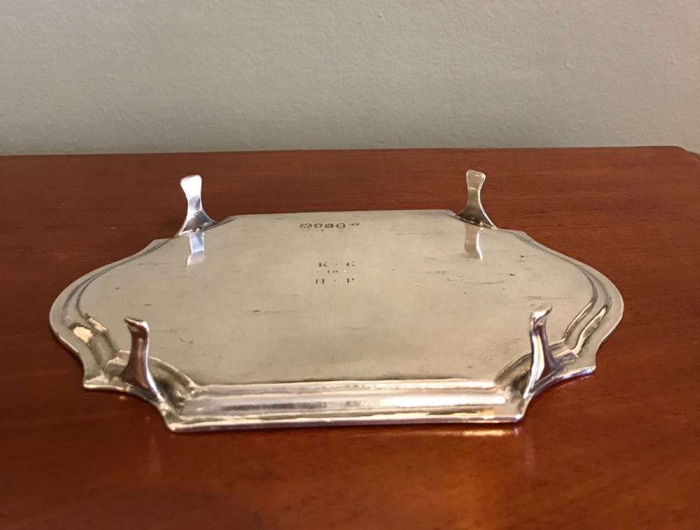 Quality George III Silver Teapot Stand View VII