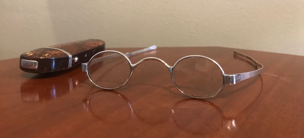 George IV Silver Spectacles and original Tortoiseshell Case View III