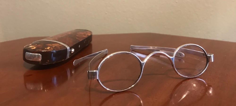 George IV Silver Spectacles and original Tortoiseshell Case View IV