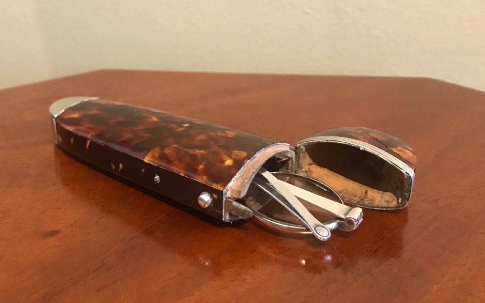 George IV Silver Spectacles and original Tortoiseshell Case View VIII