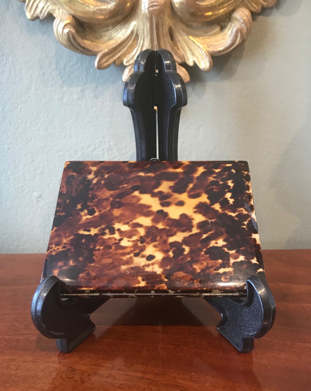 Victorian Tortoiseshell Aide Memoire Card Case