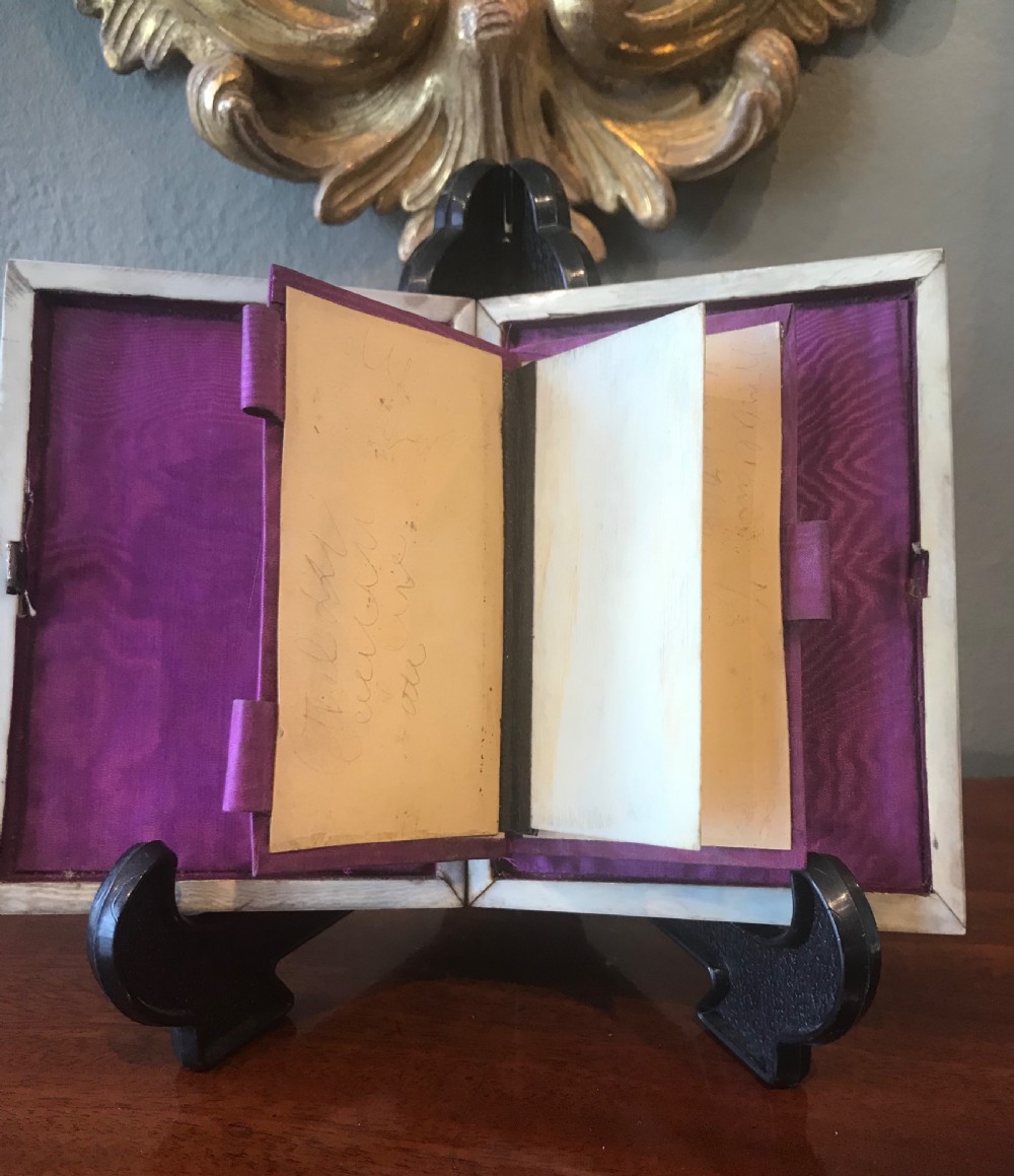 Victorian Tortoiseshell Aide Memoire Card Case View VII