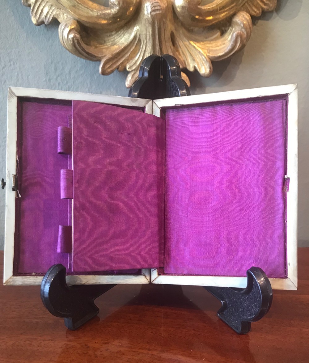 Victorian Tortoiseshell Aide Memoire Card Case View VIII