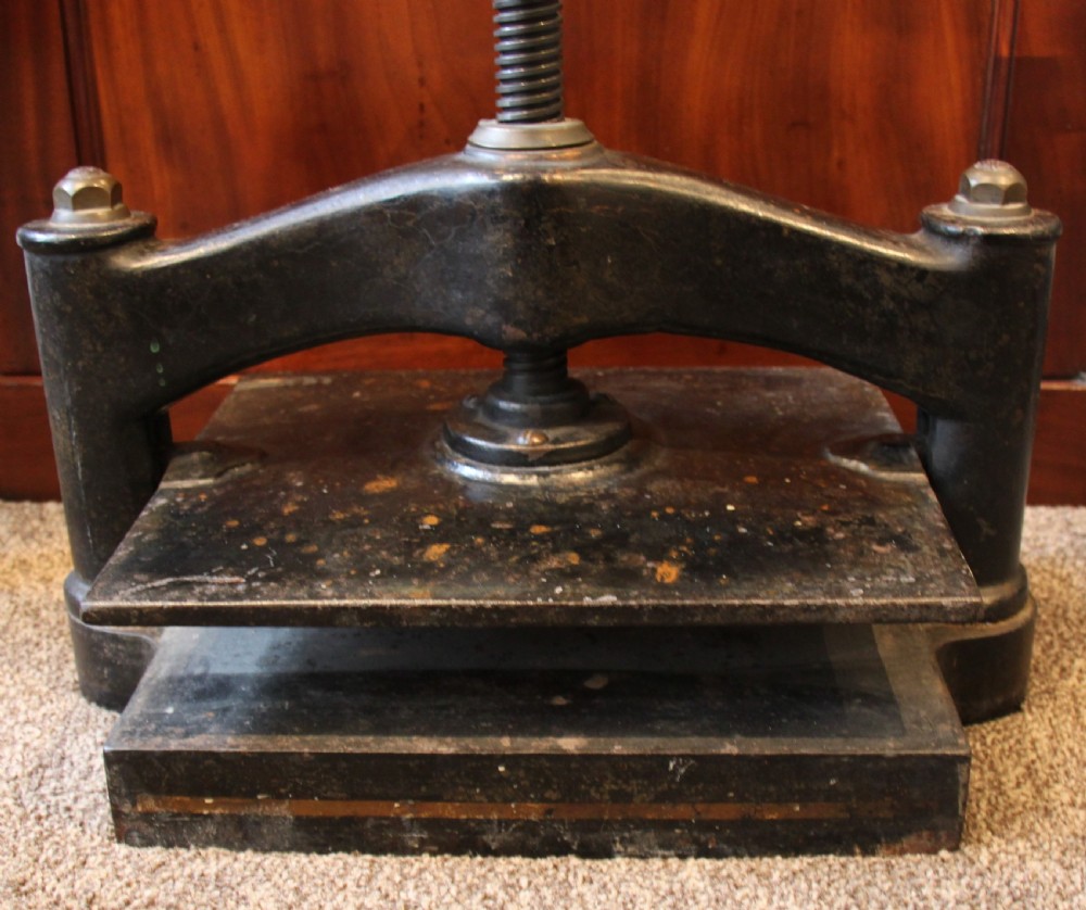 Victorian Cast Iron Book Press View II