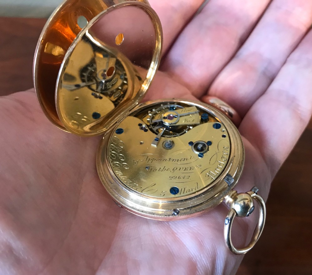 Victorian 18ct Gold Pocket Watch View IX