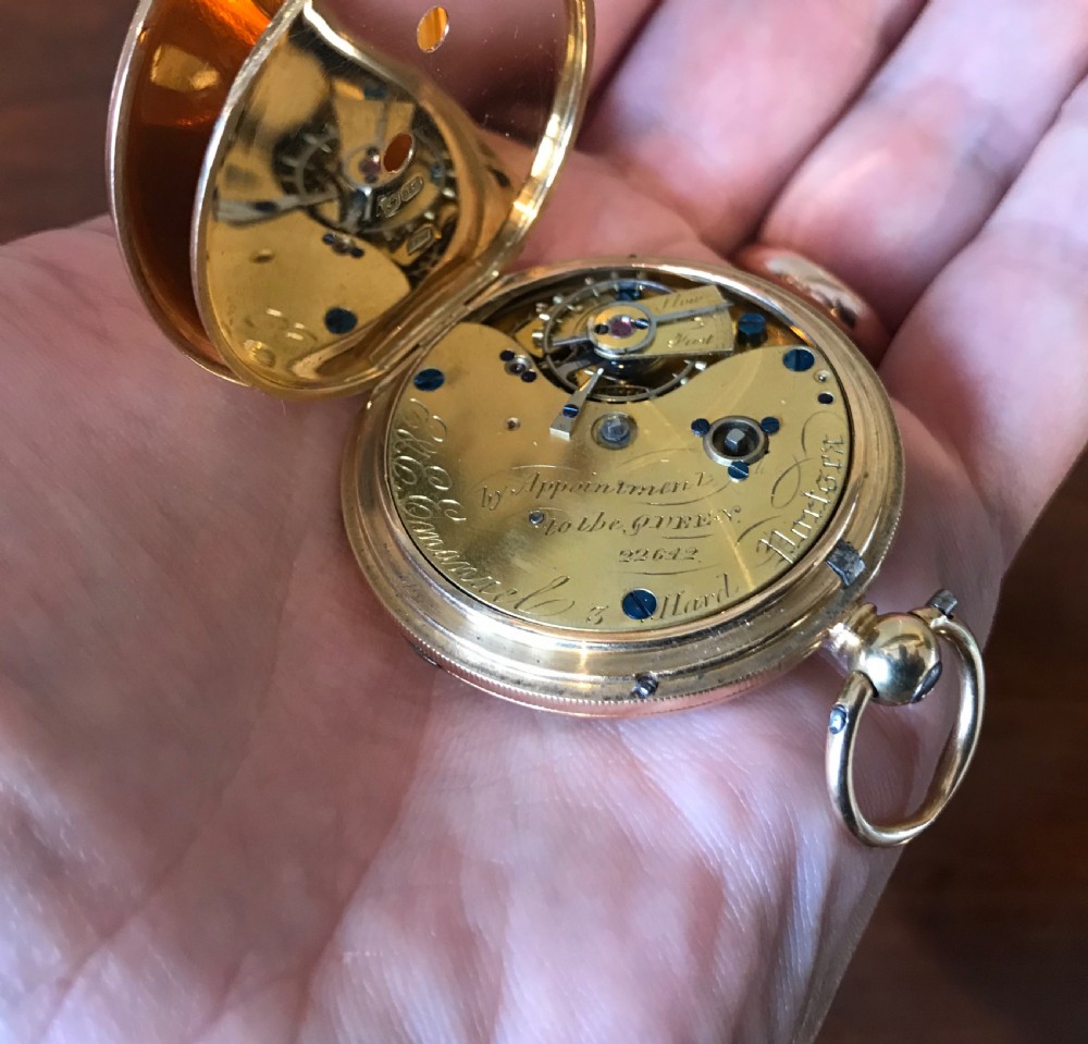 Victorian 18ct Gold Pocket Watch View X