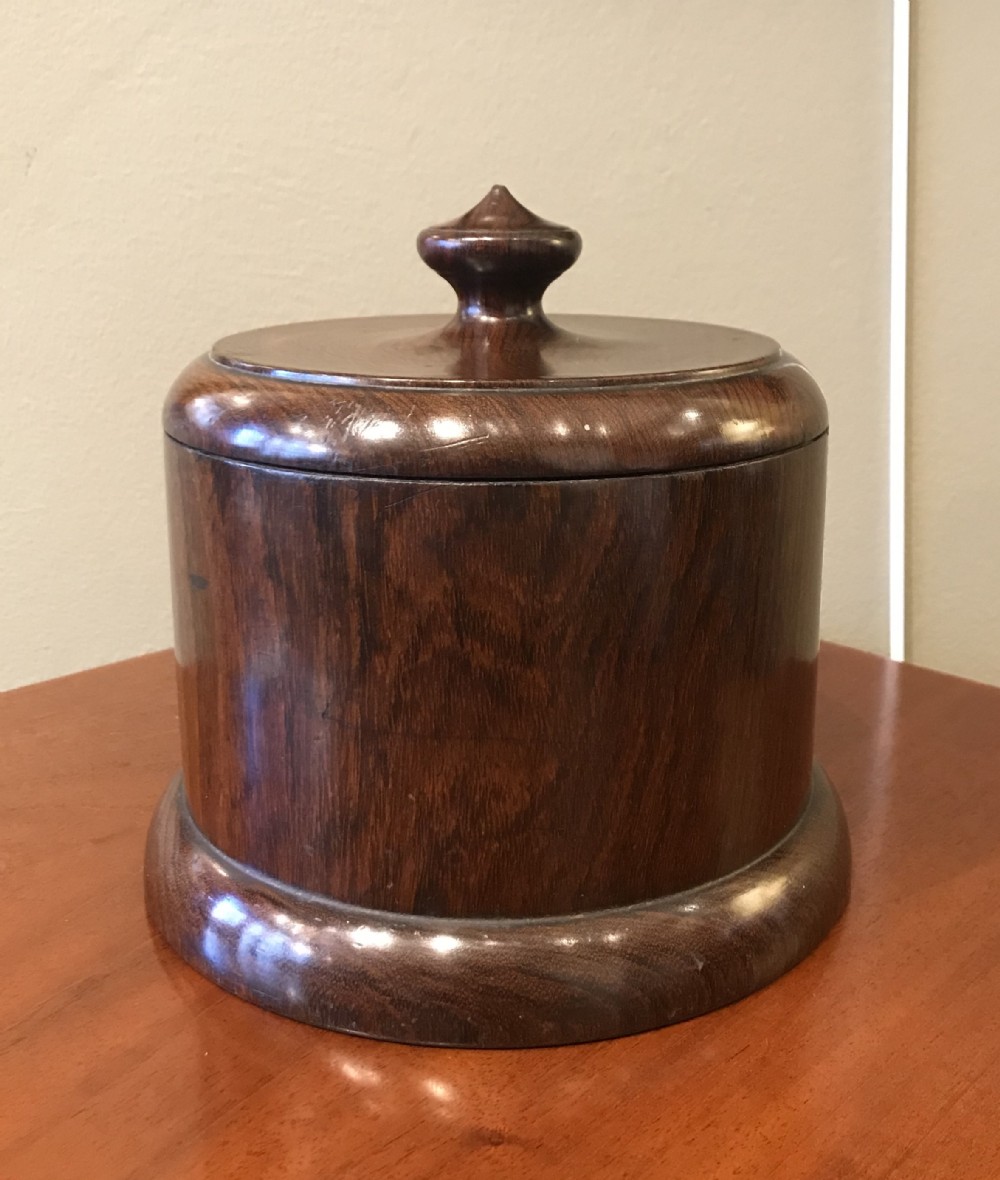 Large 19th Century Rosewood Tobacco Caddy Box