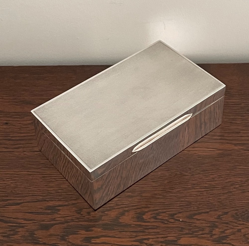 George VI Silver Cigarette Box View III