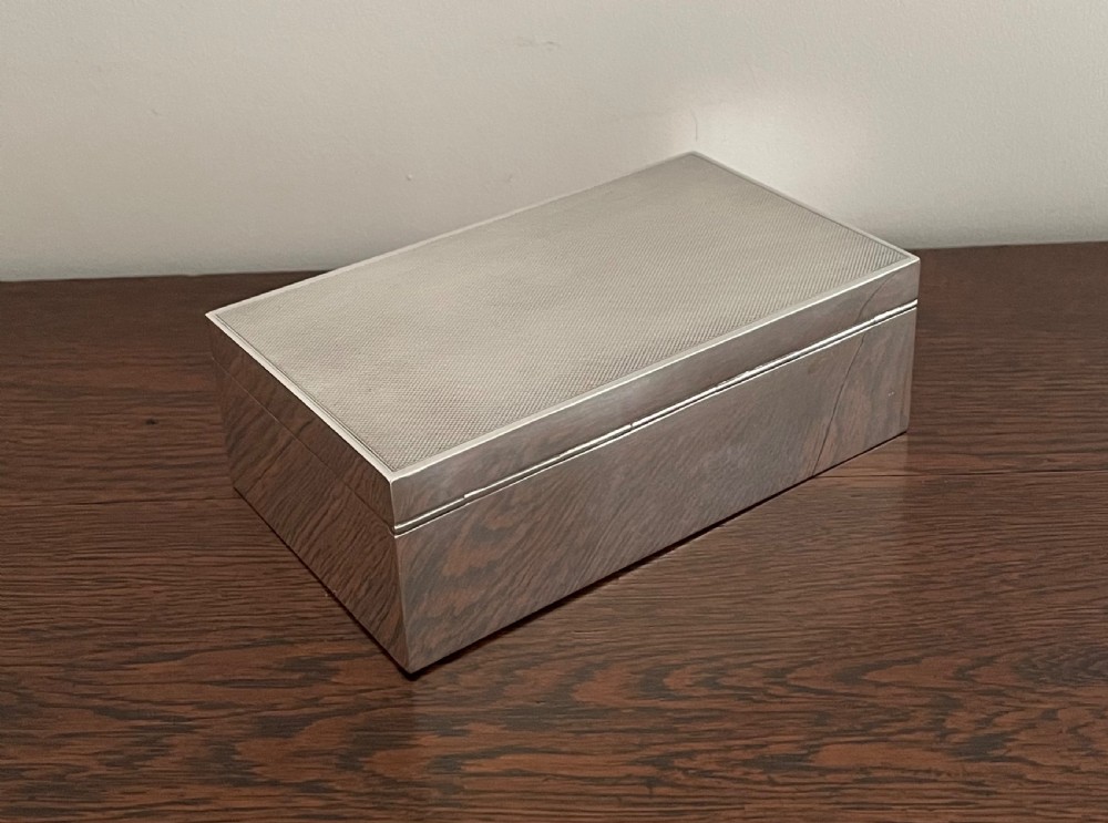 George VI Silver Cigarette Box View VII
