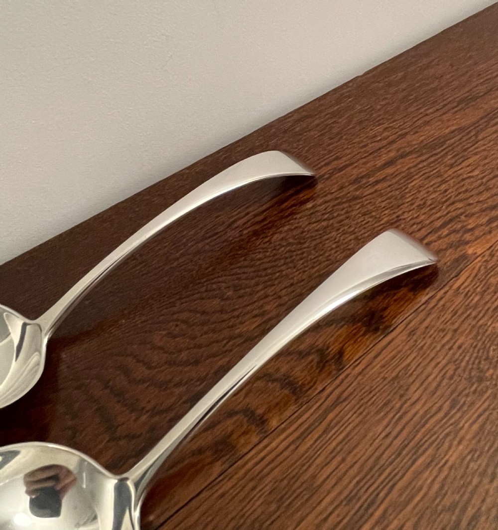 Quality Victorian Solid Silver Ladles, 1898 View V